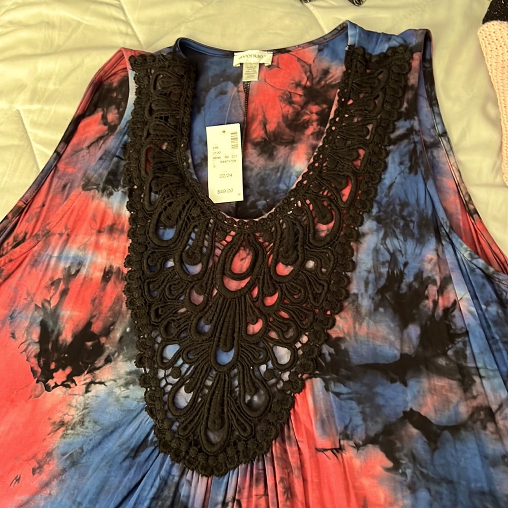 Pretty Tye-Dye plus size 22/24 top